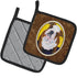 Caroline's Treasures SS8415PTHD English Bulldog Pair of Pot Holders Kitchen Heat Resistant Pot Holders Sets Oven Hot Pads for Cooking Baking BBQ, ...