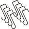 HiGift 8 Pack Vinly Fence Hooks, 2 x 6 inch Patio Brown Powder Coated Steel Fence Hangers for Hanging Plants, Planters, Bird Feeders, Lights...