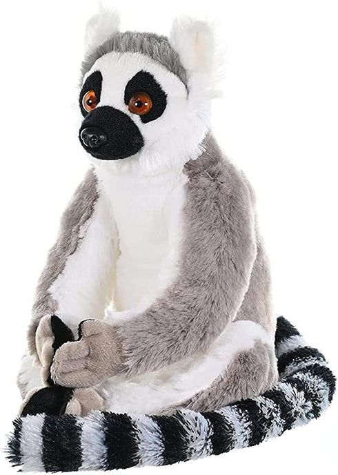 Wild Republic Ring Tailed Lemur Plush, Stuffed Animal, Plush Toy, Gifts for Kids, Cuddlekins 12 Inches...