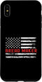iPhone XS Max Bread Maker USA Flag Profession Retro Job Title Case...