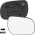 X AUTOHAUX Car Rearview Right Side without Heated Mirror Glass with Backing Plate 8793142890 for Toyota RAV4 2006-2011...