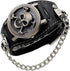 Cool Leather Punk Skull Quartz Men's Wrist Watch,Skull Flip Cover Women's Watch,Skull+Chains+Rivets Elements,Fashion for Valentine's Day Gift...