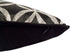 Satin Circle Lattice Black-Silver 16"x16" Pillow Cover Case Square Decorative Geometric Pattern Sham with Black Satin Piping for Home Decor, Sofa,...