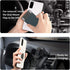 Sinjimoru Removable Cell Phone Wallet with Flap, Wireless Charging Compatible Cell Phone Card Holder for Back of Phone. Sinji Mount Flap Black......