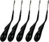 Mawa by Reston Lloyd BodyForm Series Non-Slip Space-Saving Extra Wide Clothes Hanger For Jackets, Suits & Coats, Style 46/L, Set of 5, Black...