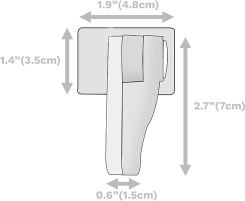Inaya Child Proof Door Lever Lock (4-Pack) - Door Handle Lock - 3M Adhesive - Minimalist Design - No Drilling Child Safety Door Handle Locks...