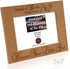 KATE POSH Natural Wood Picture Frame - Engraved (5x7-Horizontal) - Mother of The Bride Gifts, Father of The Bride Gifts...