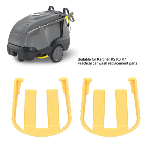 2pcs Car Washer C Clip, Car Wash Machine Quick Connector Buckle Pressure Washer Replacement Part for Karcher K2 K3 K7 High Pressure Washer (Yellow...
