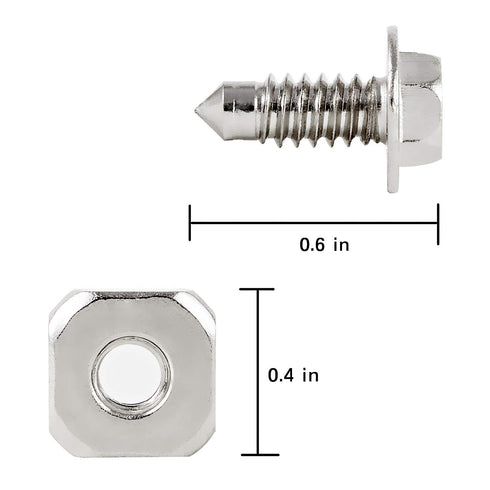 279393 Dryer Cord Screw Kit Compatible with Whirlpool & Kenmore Dryers by Cykemo Replaces Part PS334188 AP3020386 279393D 279393VP (12 Pcs)