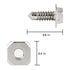 279393 Dryer Cord Screw Kit Compatible with Whirlpool & Kenmore Dryers by Cykemo Replaces Part PS334188 AP3020386 279393D 279393VP (12 Pcs)