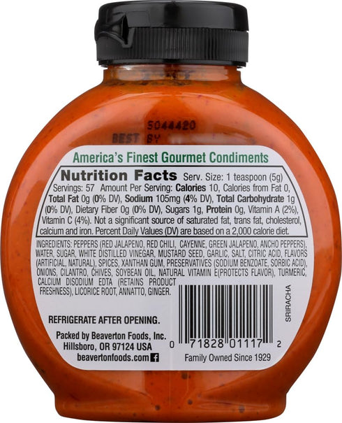 Inglehoffer Extra Hot Sriracha Mustard, 10 oz Squeeze Bottle...