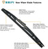 Rear Windshield Back Wiper Arm Blade Set 76720-T0A-003 for Honda CRV CR-V 2012-2016, for Toyota Highlander 2008-2013, for Toyota Prius V 2012-2015...