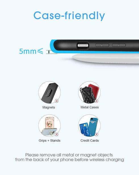 Fast Wireless Charger for iPhone 15, NANAMI 7.5W Charging Pad Compatible iPhone 14/13/12/SE 2020/11 Pro/XS/XR/8, 10W Qi Charger for Samsung Galaxy...