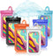 6 pcs Waterproof Phone Pouch Universal Phone Waterproof Case Compatible for iPhone 11 13 12 Max Pro XS Samsung Galaxy s22 s10 Up to 6.9", IPX8 Pla...
