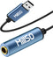 MillSO USB to 1/4 Jack Audio Adapter USB to 6.35mm Female TRS Headphone Aux Adapter Stereo USB External Sound Card for Laptop, PC, Amplifier, Spea...