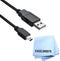 USB Cable, Compatible with Canon EOS Rebel T7 DSLR Digital Camera and Other Devices with Cleaning Cloth, Mini USB Data Transfer Cable & Charging C...
