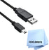 USB Cable, Compatible with Canon EOS Rebel T7 DSLR Digital Camera and Other Devices with Cleaning Cloth, Mini USB Data Transfer Cable & Charging C...