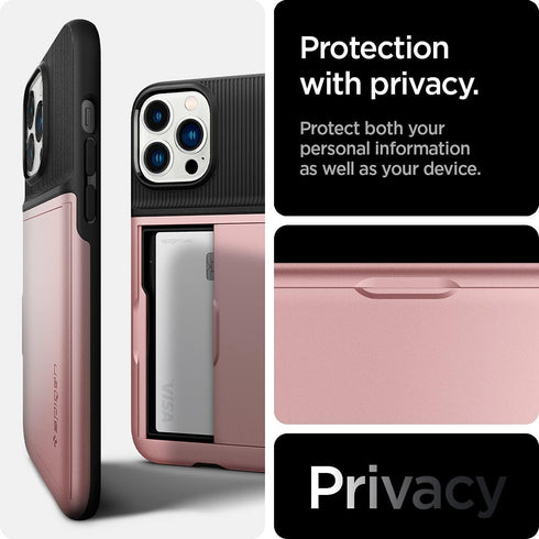 Spigen Slim Armor CS Designed for iPhone 13 Pro Case (2021) - Rose Gold......