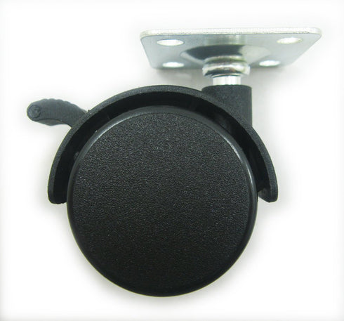 Hnfshop Set of 4 Pcs Furniture Swivel Caster/Wheel Replacement Part for Chair/Table/padestal (Dia 1.5 inches w/Brake)...