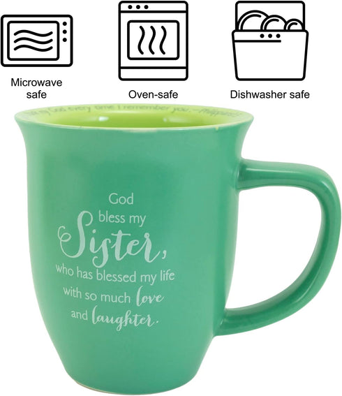 Abbey Gift Sister Ceramic Mug and Coaster Set...
