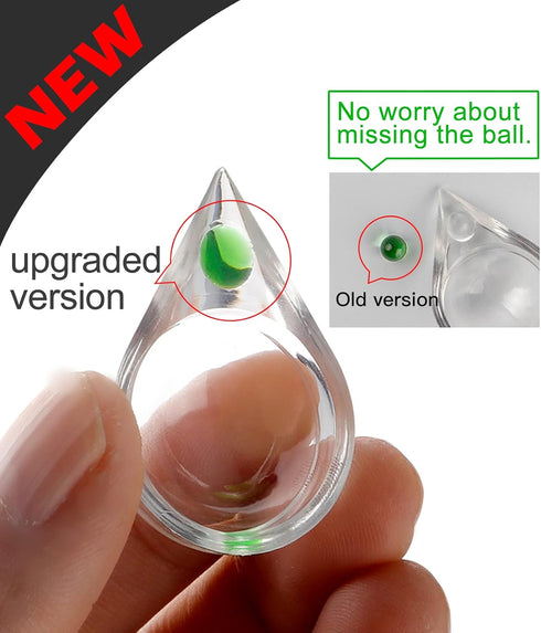 Aquatic CO2 Drop Checker Detachable Tear Drop Shape Without Solution,Upgraded Version...
