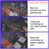 Car LED Strip Lights, 2 Pcs 24 Inch Flexible Headlight Strips DRL Light Tube, Dual Color White and Amber Daytime Running Lights Waterproof Neon Tu...