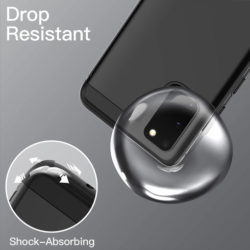 JETech Heavy Shockproof Case for Samsung Galaxy S20, Dual Layer Rugged Protective Phone Cover with Shock-Absorption (Black)...