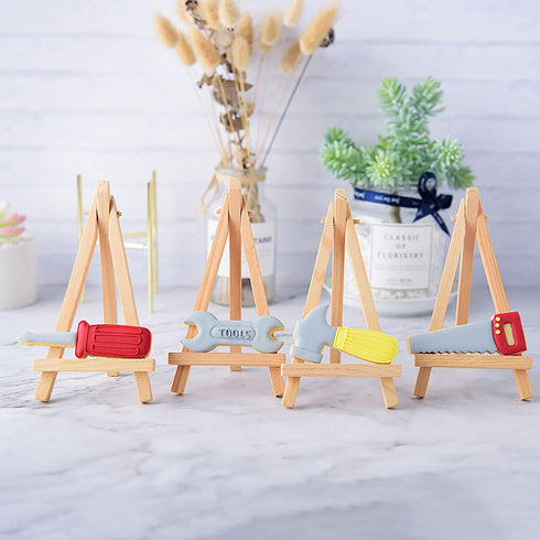 3Pcs Hardware Tools silicone Mold,Construction Tools Fondant Molds Wrench Chocolate Mold 3D Sugar Fondant Mold Mini Hand Tools Silicone Mold for C...