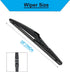 Rear Wiper Blade-10 inch Rear Windshield Wiper Blades for Jeep Compass 2018-2022, Toyota RAV4 2013-2018, Toyota Highlander 2020-2022Back Windshiel...