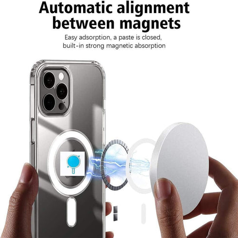 XZC Mag Safe Magnet Sticker Strong Magnetic Mag Cover Sticker for Mag Safe DIY Wireless Charging Magnet for iPhone 12 Pro Max Mini 11 Xs Xr Smartp...