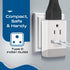 Ceptics US to India Plug Adapter, Type D Plug Adapter QC 3.0 & PD, Safe USB & USB-C 18W, India Plug Adapter Fast Charging - 2 USA Socket Compact &...