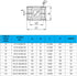 1 1/2'' Heavy Series Pipe Clamp, Polypropylene with 316 Stainless Steel Hardware, Weld Mounting...