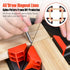 Multi Angle Degree Corner Clamps, Adjustable 30-90 Degrees Sawing Mitre Right Angles Measuring Cutting Tool for Woodworking Photo Frame (New-black...