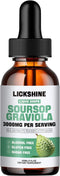1 Packs 3000MG Soursop Graviola Liquid Drop for Cell Support &Regeneration, lmmune, Gut, Antioxidant, Mood, Relax, Liver and Sleep Zzz - Soursop G...