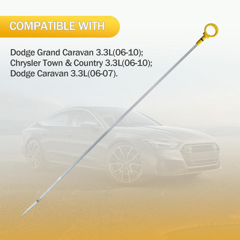VerRich Engine Oil Level Dipstick for Dodge Grand Caravan(06-10) for Chrysler Town & Country(06-10) for Chrysler Pacifica(07-08) Dodge Caravan(06-...