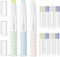 3 Pcs Fabric Glue Pen with Glue Pen Refill Water Soluble Colorful Fabric Glue Stick for English Paper Piecing Patchwork Sewing...