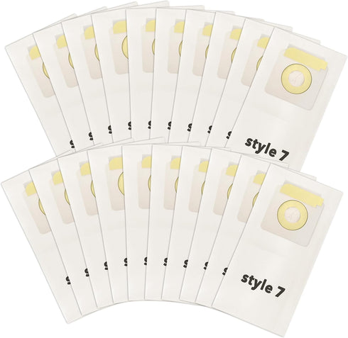 20 Pack Replacement Vacuum Bags Style 7 Paper Bag Fit PowerForce Uprights Vacuums 3537 3522 35221 35223 35224 35225 35226 3522R 3522X 3525 35252 3...