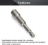 Utoolmart 1/4" Quick-Change Hex Shank 7mm Nut Setter Driver Drill Bit, 65mm Length, Metric With-magnetic 2Pcs...