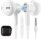 3.5mm Earbuds Noise Canceling Headphone with Microphone Magnetic in-Ear Wired Jack Earphone for Google Pixel 4a 3a 5a Samsung A15 S10 S10e S9 Gala...
