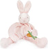 Bunnies By The Bay "Blossom" Bunny Silly Buddy - Animal Pacifier Holder Plush Toy with Velcro Loop Attachment - 10" (25cm) Size...