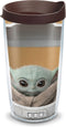 Tervis Star Wars - The Mandalorian Child Stare Made in USA Double Walled Insulated Tumbler Travel Cup Keeps Drinks Cold & Hot, 16oz, Classic...