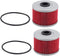 112 HF112 Oil Filter w Cover O-Rings Replacement for KLX110 KLX140 KX450F CRF250L CRF250M CBR250R CBR300R CB300F XR650L XR250 XR400R (Pack of 2)...