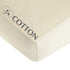 American Baby Company 100% Natural Cotton Fitted Crib Sheet 52" x 28" - Soft, Breathable, Hypoallergenic & Gentle Toddler Bed Sheet, Ecru, Neutral...