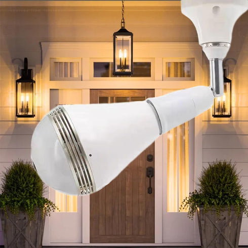 E26/E27 Light Socket Extender 5.5 inch Light Bulb Socket Adapter Flexible Adjustable 180° Bendable 360° Light Socket Extension Converter (3 Pack)...