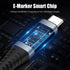 USB 4 Cable with LED Display, 3.3ft USB C 240W Fast Charging Cable with 8K@60Hz 40Gbps Data Transfer USB C Cable Compatible with iPhone15,MacBook,...