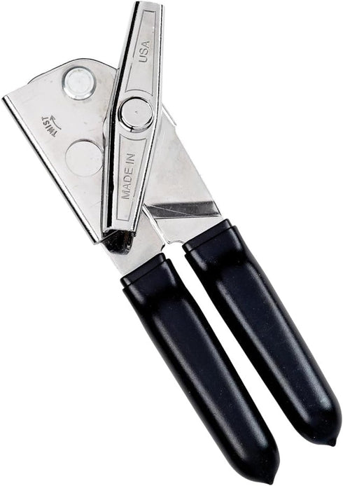 EZ-DUZ-IT Deluxe Can Opener with Black Grips...