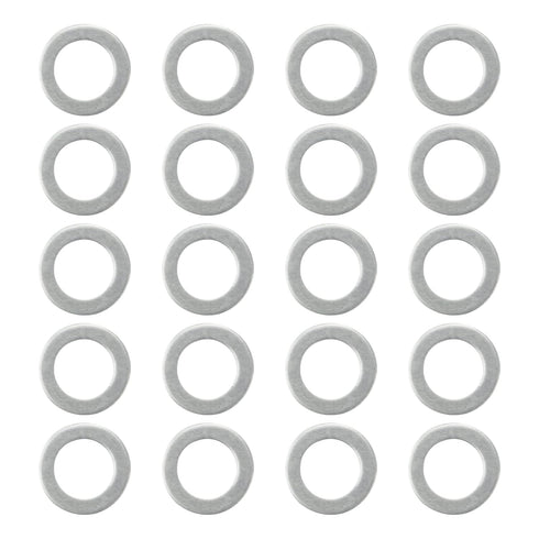 Aluminum Engine Oil Crush Washers Drain Plug Gaskets Compatible with Civic, Accord, CR-V/CRV, and More — Part Number 94109-14000?20pcs?...