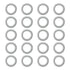 Aluminum Engine Oil Crush Washers Drain Plug Gaskets Compatible with Civic, Accord, CR-V/CRV, and More — Part Number 94109-14000?20pcs?...