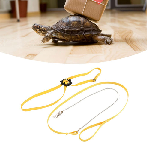 Harness Leash,Pet Harness Leash Leash Small Pets Leash Pet Tortoise Leash Walking Rope for Outdoor Walking Training (Yellow)...