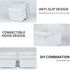 8 Pack Interlocking Desk Drawer Organizer Set, Vanity Storage Bins, Various Size Divider Trays for for Makeup, Jewelry, Utensils, Accessories or G...